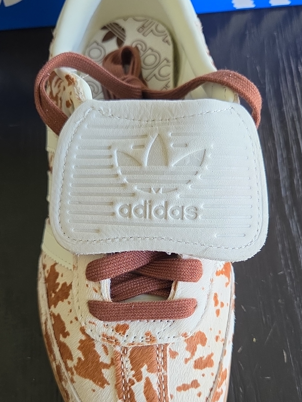 NWT Adidas Women's Samba LT 'Cow Print' Shoes JS3931 - Picture 5 of 14